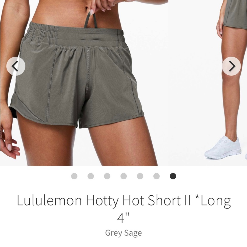 Lululemon Hotty Hot Short II Long (4”)